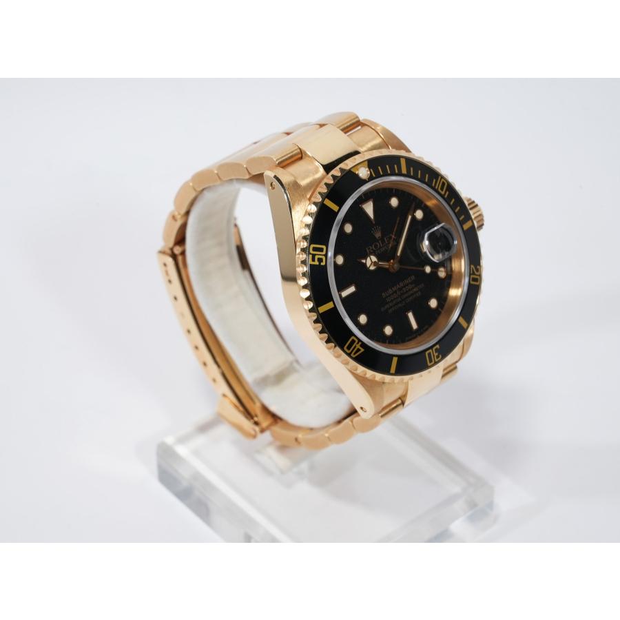 ロレックス サブマリーナー デイト Ref.16618 イエローゴールド ブラック文字盤 | サブマリーナー | 04