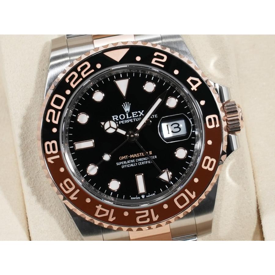 ロレックス GMTマスターII Ref.126711CHNR SS/ERG ブラック文字盤 | GMTマスター | 02
