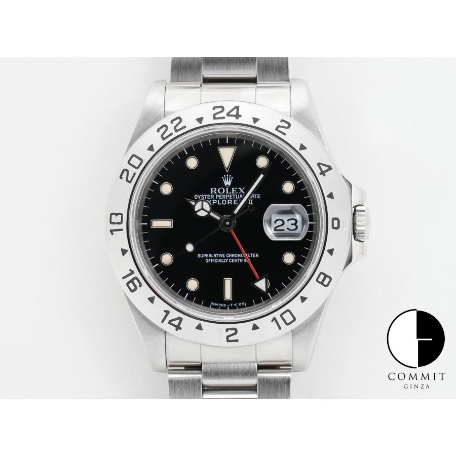 ロレックス エクスプローラーII Ref.16570 ステンレススチール ブラック文字盤 オイスターブレスレット | エクスプローラーII