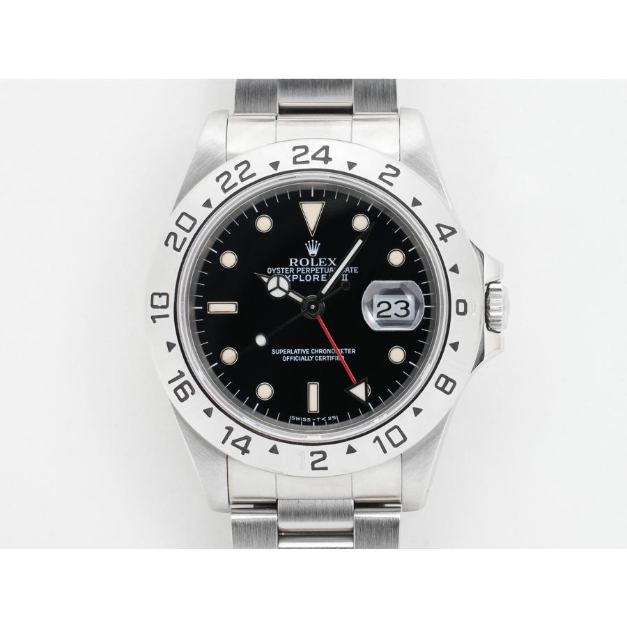 ロレックス エクスプローラーII Ref.16570 ステンレススチール ブラック文字盤 オイスターブレスレット | エクスプローラーII | 01