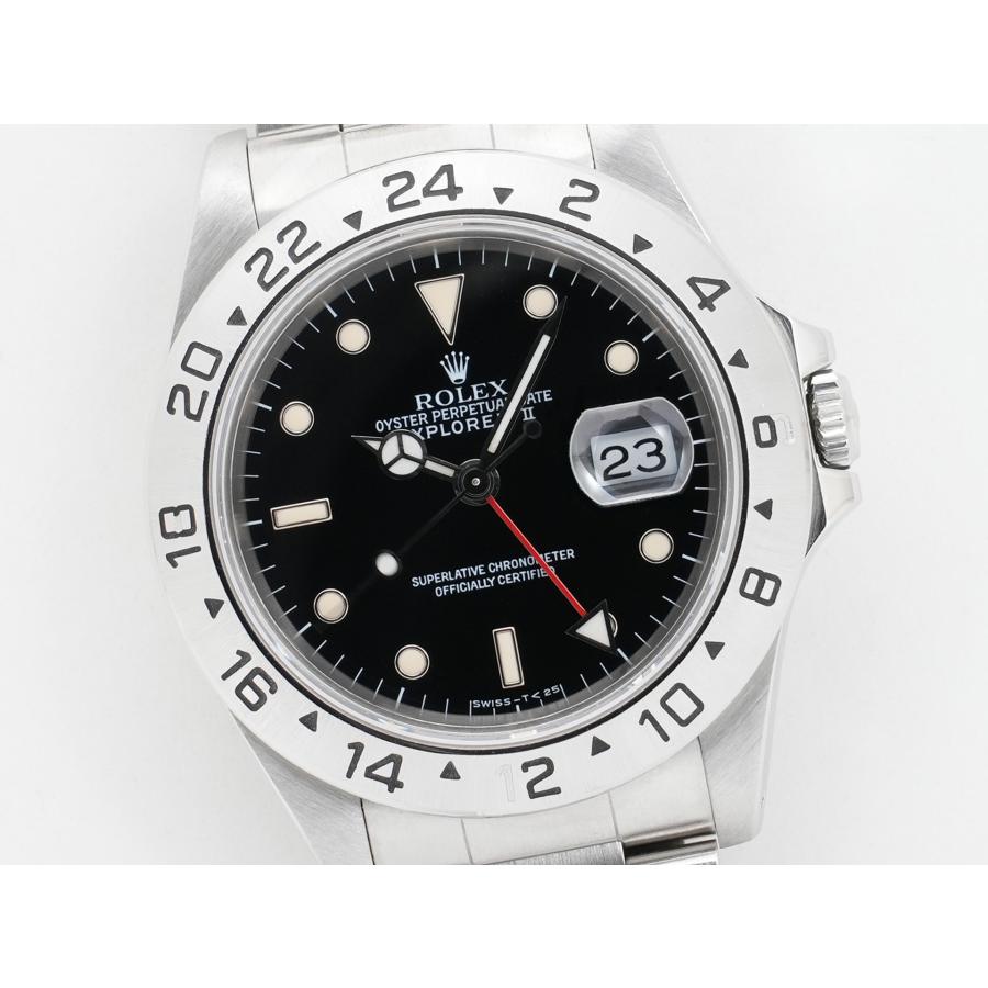 ロレックス エクスプローラーII Ref.16570 ステンレススチール ブラック文字盤 オイスターブレスレット | エクスプローラーII | 02