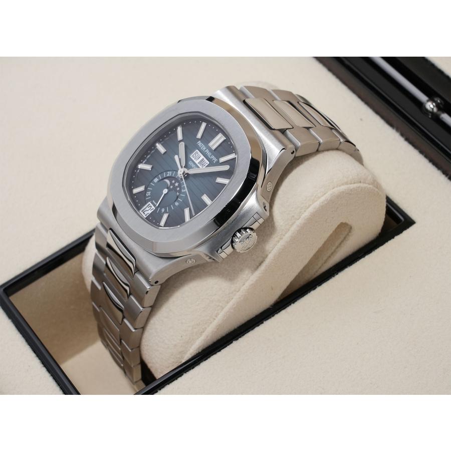 パテックフィリップ ノーチラス アニュアルカレンダー ムーンフェイズ Ref.5726/1A-014 SS ブルー ブラック文字盤 | ノーチラス | 03