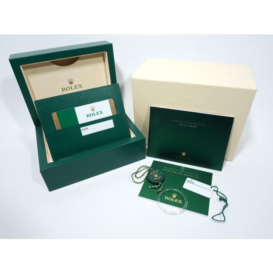 ロレックス エクスプローラーI 鏡面ブラックアウト Ref.214270 ステンレススチール ブラック文字盤 オイスターブレスレット | エクスプローラー（ROLEX） | 07