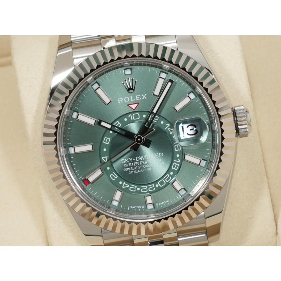 ロレックス スカイドゥエラー Ref.336934 SS/WG ミントグリーン文字盤 ジュビリーブレスレット | スカイドゥエラー | 02
