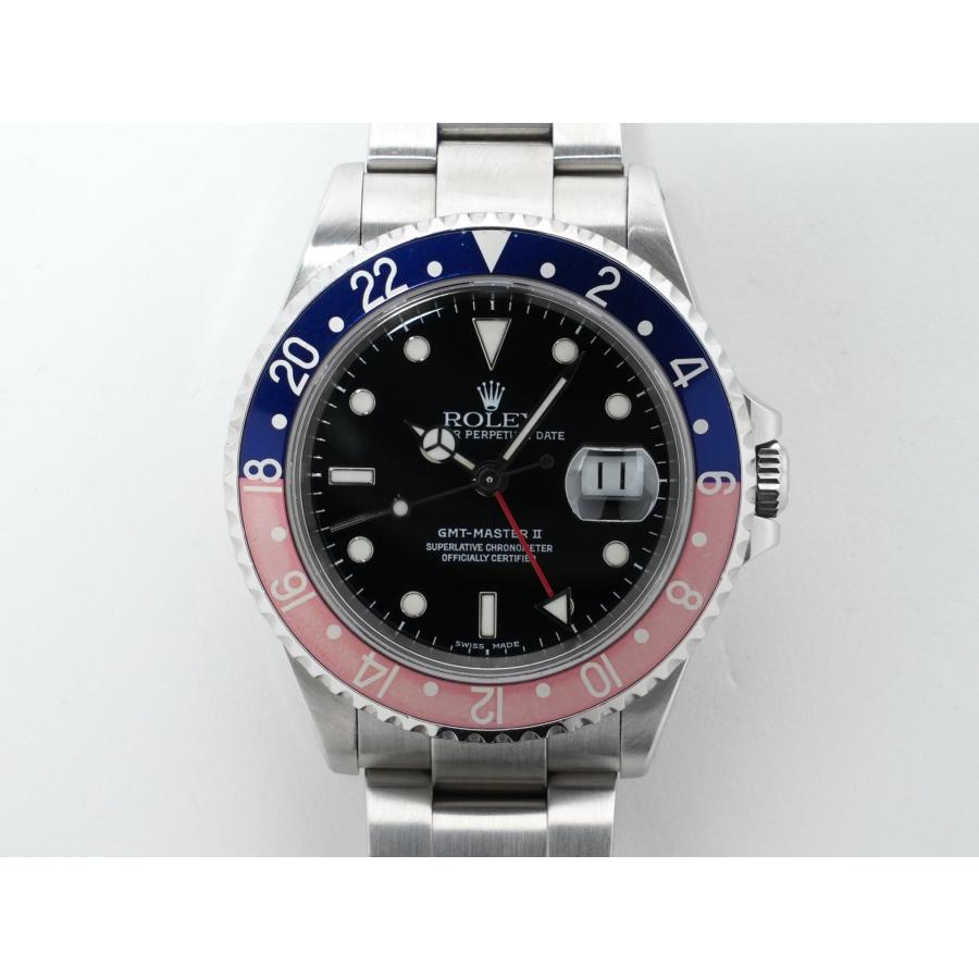 ロレックス GMTマスターII Ref.16710 ステンレススチール ブラック文字盤 オイスターブレスレット | GMTマスター | 01