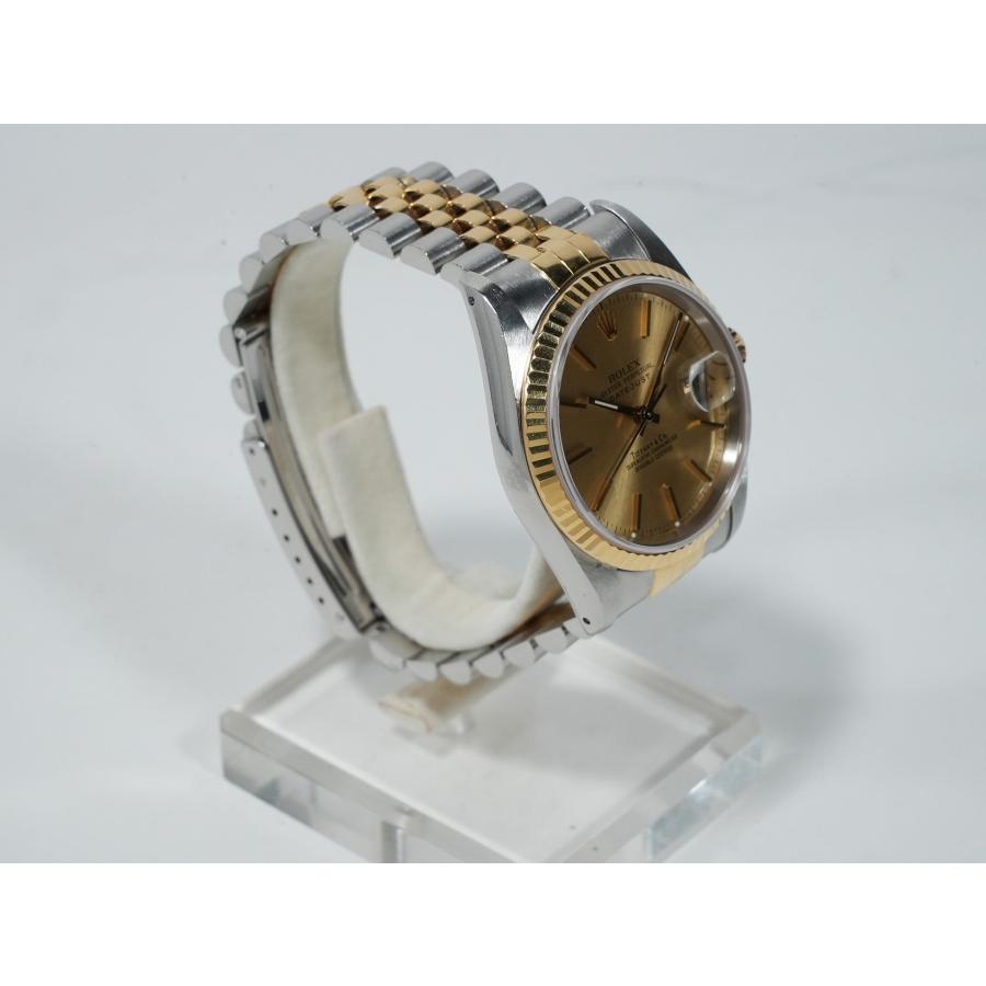 ロレックス デイトジャスト36 TIFFANY Wネーム Ref.16233 ステンレススチール/イエローゴールド シャンパン文字盤 | デイトジャスト | 04