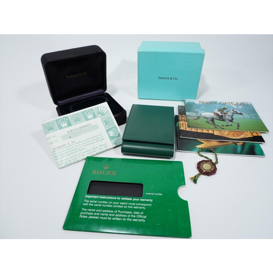 ロレックス デイトジャスト36 TIFFANY Wネーム Ref.16233 ステンレススチール/イエローゴールド シャンパン文字盤 | デイトジャスト | 09