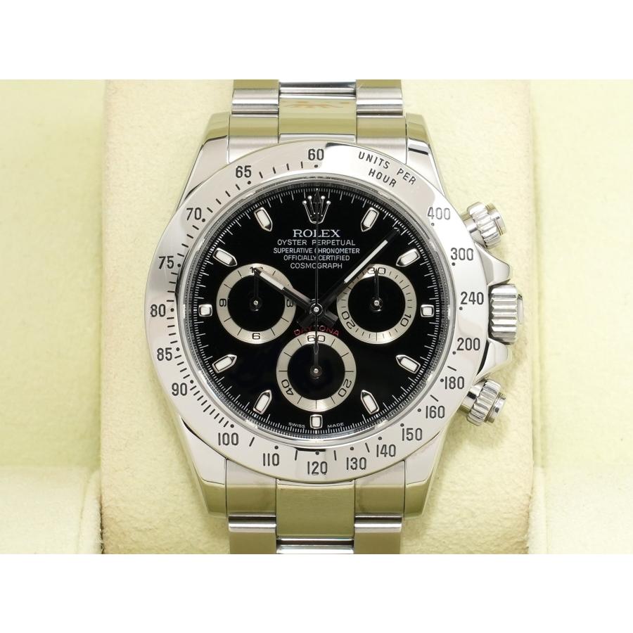 ロレックス デイトナ Ref.116520 ステンレススチール ブラック文字盤 | コスモグラフ デイトナ | 01