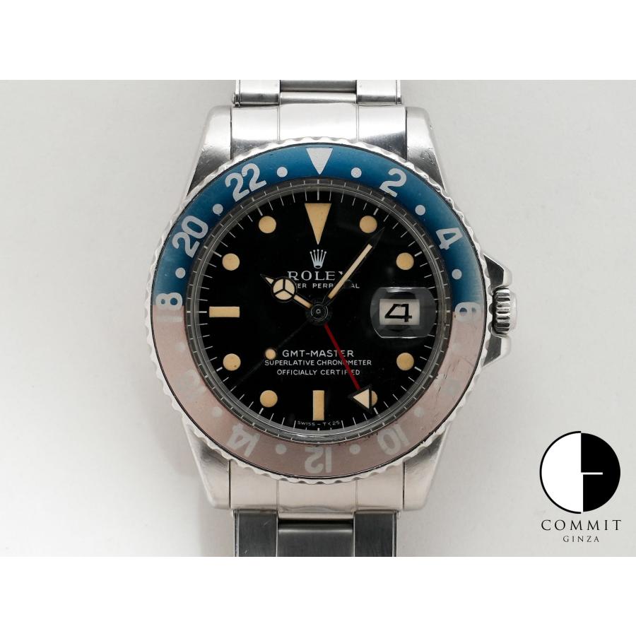 ロレックス GMTマスター Ref.1675 SS ブラック文字盤 | GMTマスター