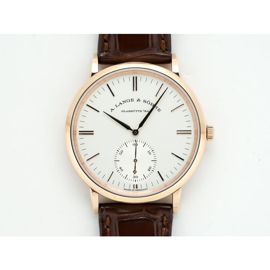 A.ランゲ＆ゾーネ サクソニア オートマティック Ref.380.033 ピンクゴールド シルバー文字盤 | A. LANGE & SOHNE | 01