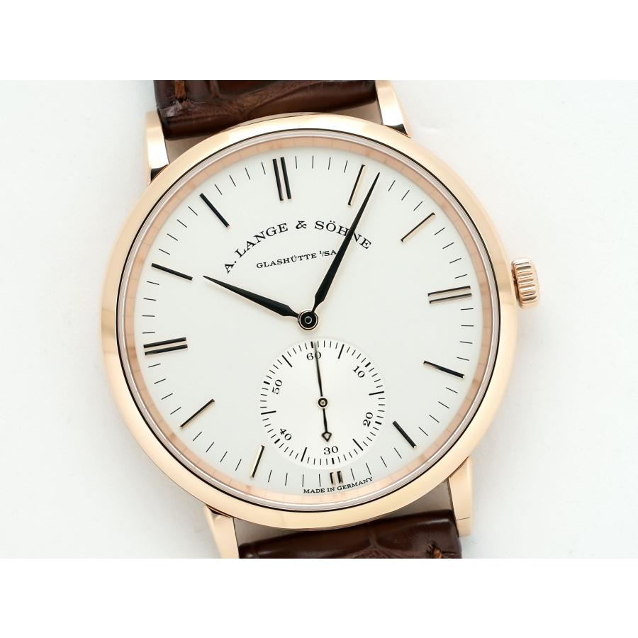 A.ランゲ＆ゾーネ サクソニア オートマティック Ref.380.033 ピンクゴールド シルバー文字盤 | A. LANGE & SOHNE | 02