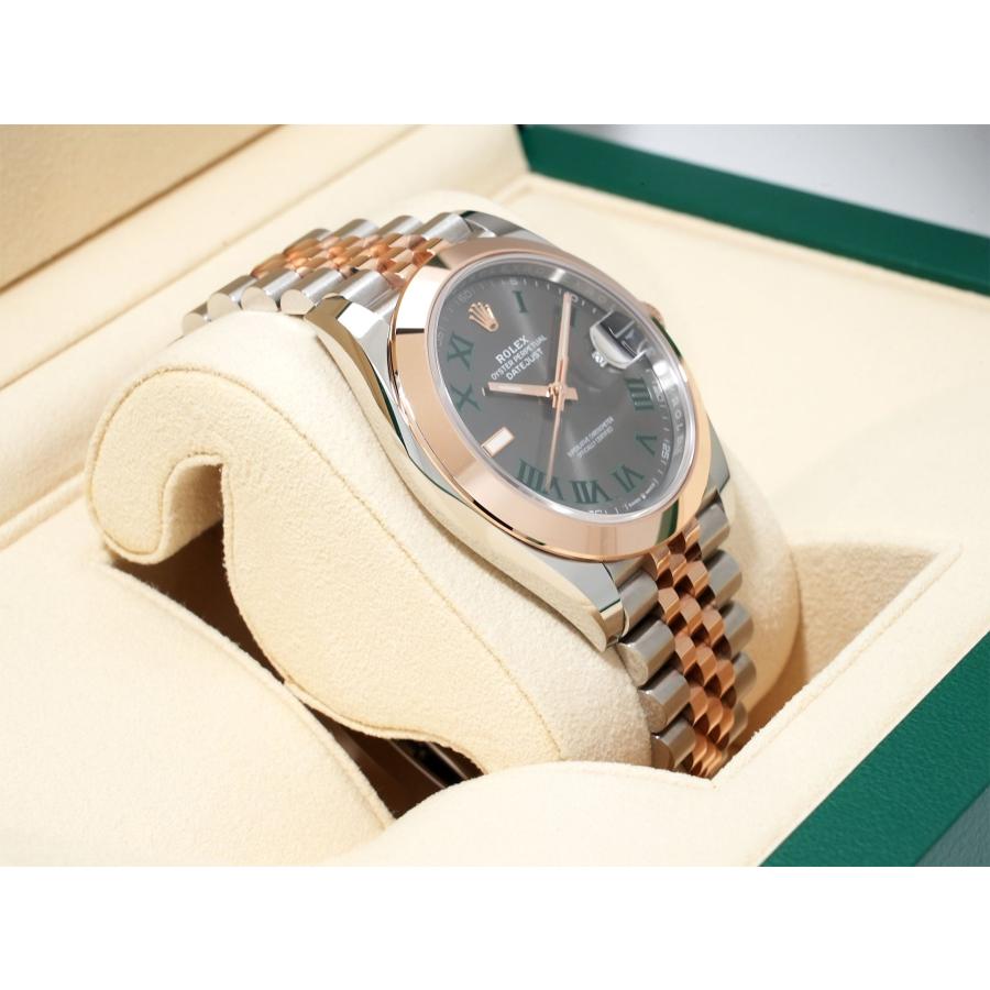 ロレックス デイトジャスト41 Ref.126301 ステンレススチール/エバーローズゴールド スレートローマン文字盤 ジュビリーブレスレット | デイトジャスト | 04