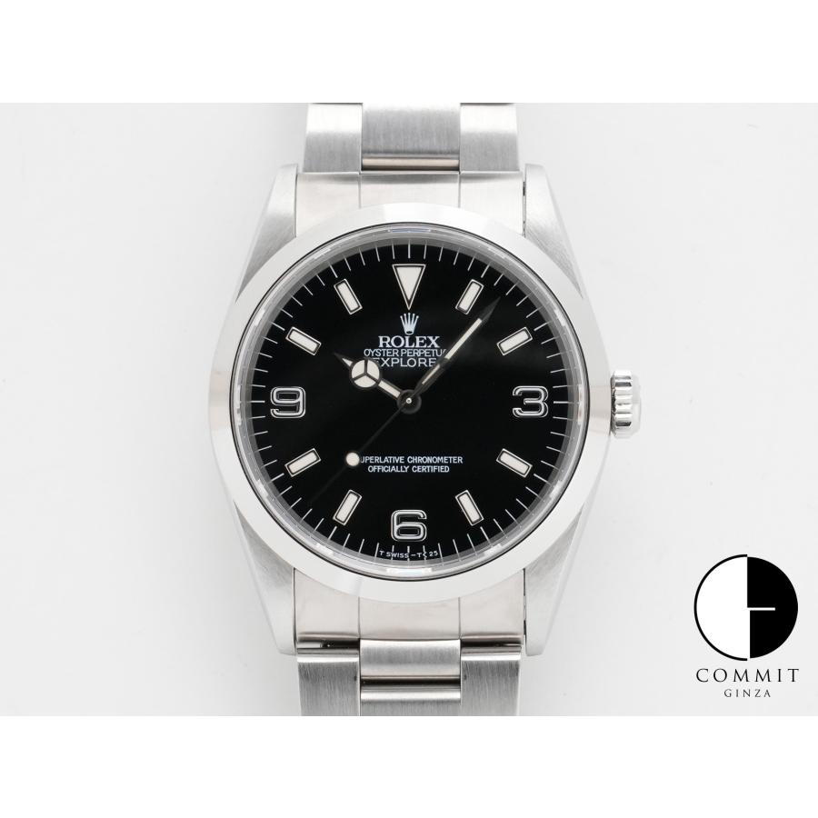 ロレックス エクスプローラーI Ref.14270 ステンレススチール ブラック文字盤 オイスターブレスレット | エクスプローラー（ROLEX）