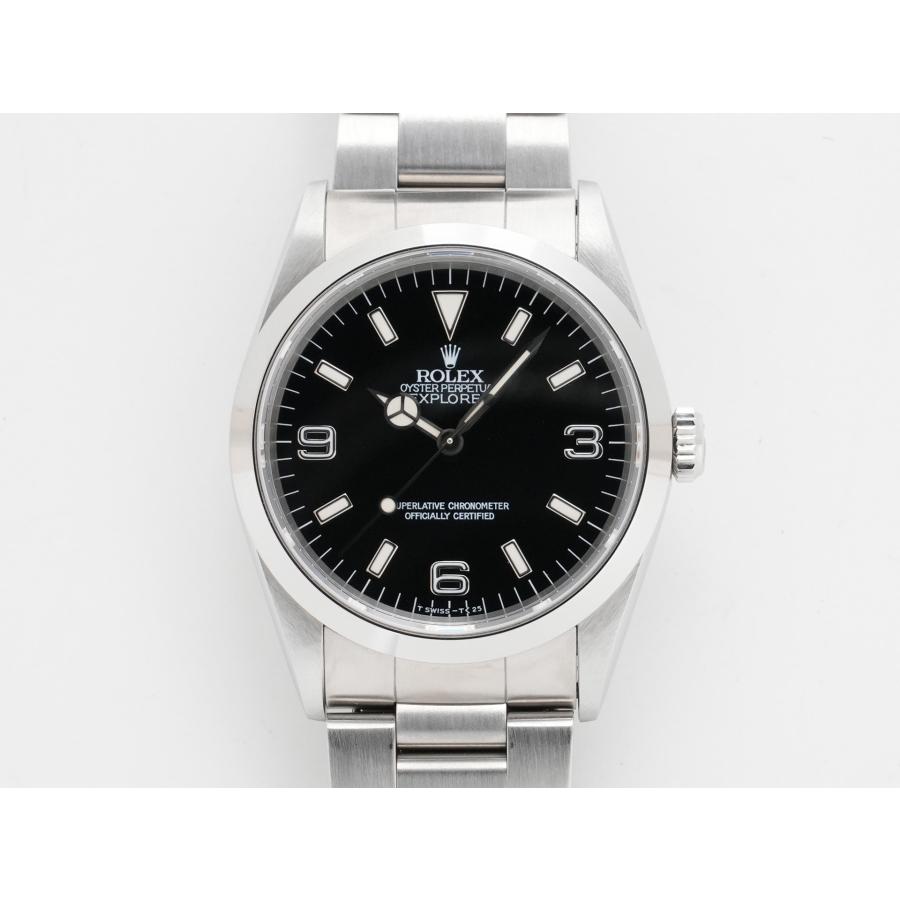 ロレックス エクスプローラーI Ref.14270 ステンレススチール ブラック文字盤 オイスターブレスレット | エクスプローラー（ROLEX） | 01