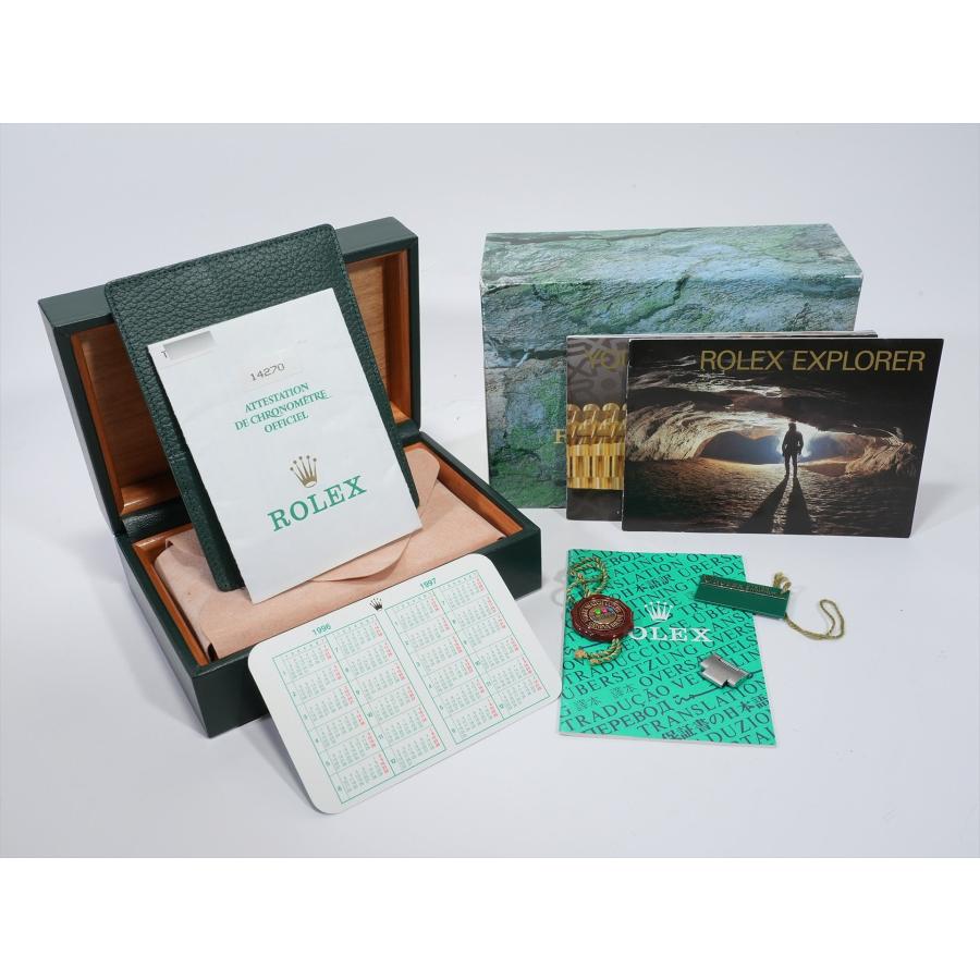 ロレックス エクスプローラーI Ref.14270 ステンレススチール ブラック文字盤 オイスターブレスレット | エクスプローラー（ROLEX） | 09