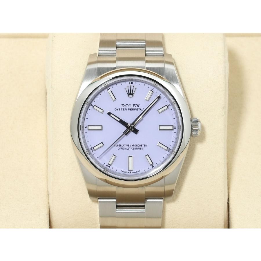 ロレックス オイスターパーペチュアル34 Ref.124200 ステンレススチール ラベンダー文字盤 | オイスター パーペチュアル | 01