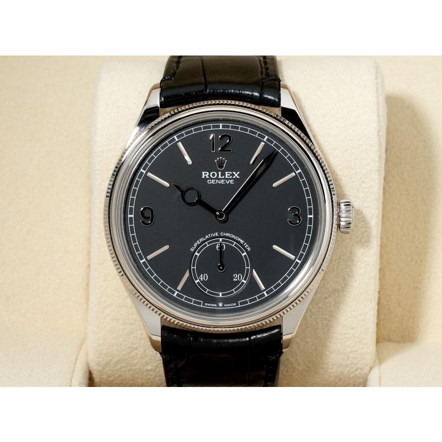 ロレックス 1908 Ref.52509 ホワイトゴールド ブラック文字盤 革ベルト | ROLEX | 01