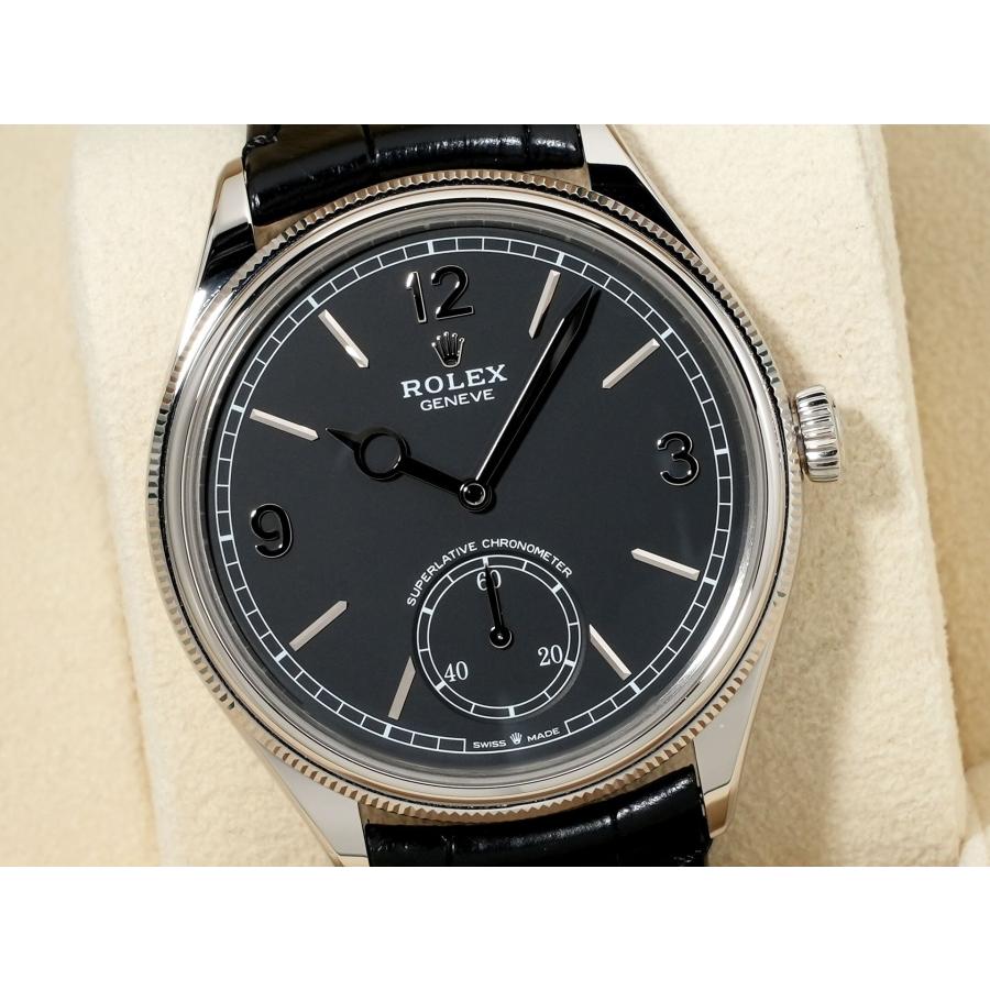 ロレックス 1908 Ref.52509 ホワイトゴールド ブラック文字盤 革ベルト | ROLEX | 02