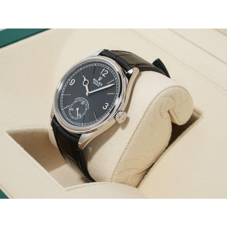 ロレックス 1908 Ref.52509 ホワイトゴールド ブラック文字盤 革ベルト | ROLEX | 03