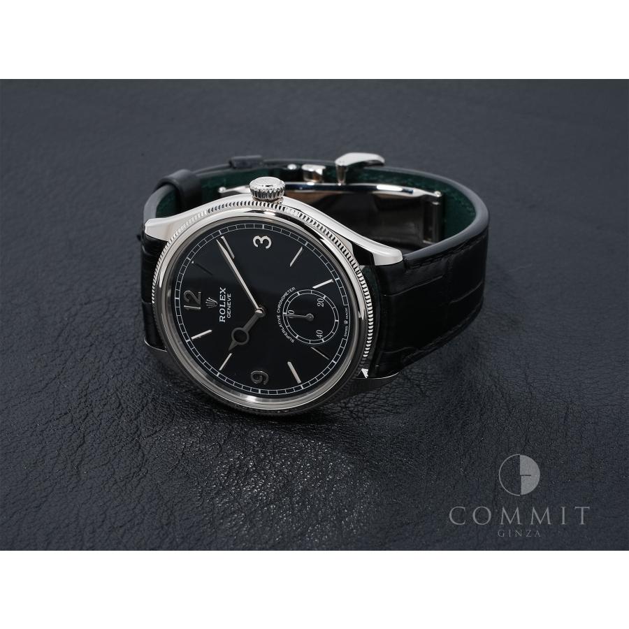 ロレックス 1908 Ref.52509 ホワイトゴールド ブラック文字盤 革ベルト | ROLEX | 09