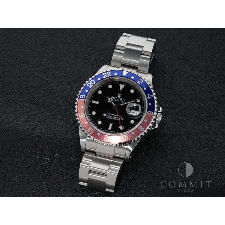 ロレックス GMTマスターII Ref.16710 ステンレススチール ブラック文字盤 オイスターブレスレット | GMTマスター | 10