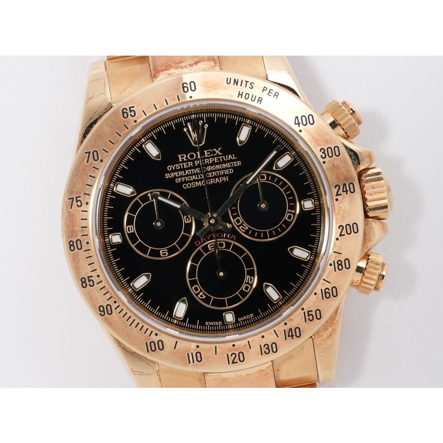 ロレックス デイトナ Ref.116528 イエローゴールド ブラック文字盤 | コスモグラフ デイトナ | 02