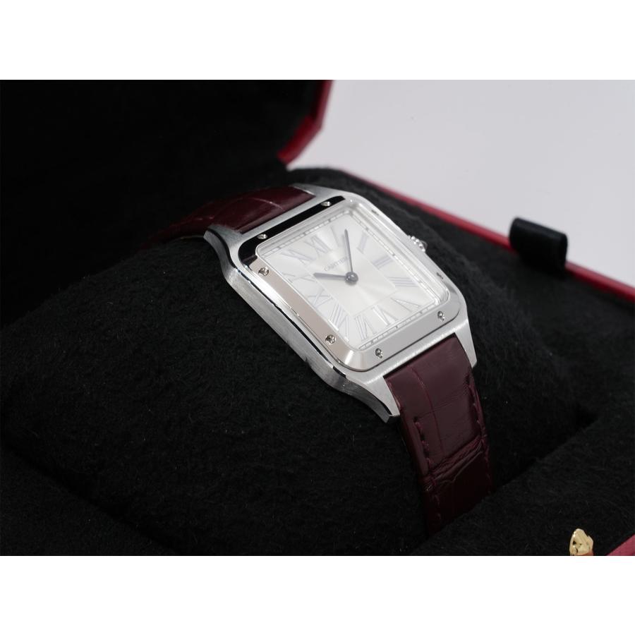 カルティエ サントス デュモン LM ル ブレジル Ref.WGSA0034 プラチナ シルバー文字盤 | Cartier | 04
