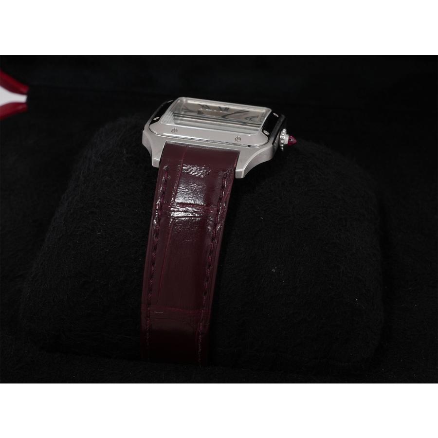 カルティエ サントス デュモン LM ル ブレジル Ref.WGSA0034 プラチナ シルバー文字盤 | Cartier | 05