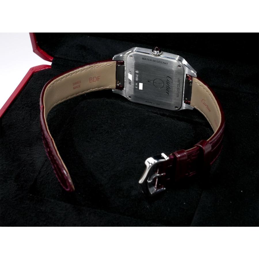 カルティエ サントス デュモン LM ル ブレジル Ref.WGSA0034 プラチナ シルバー文字盤 | Cartier | 07