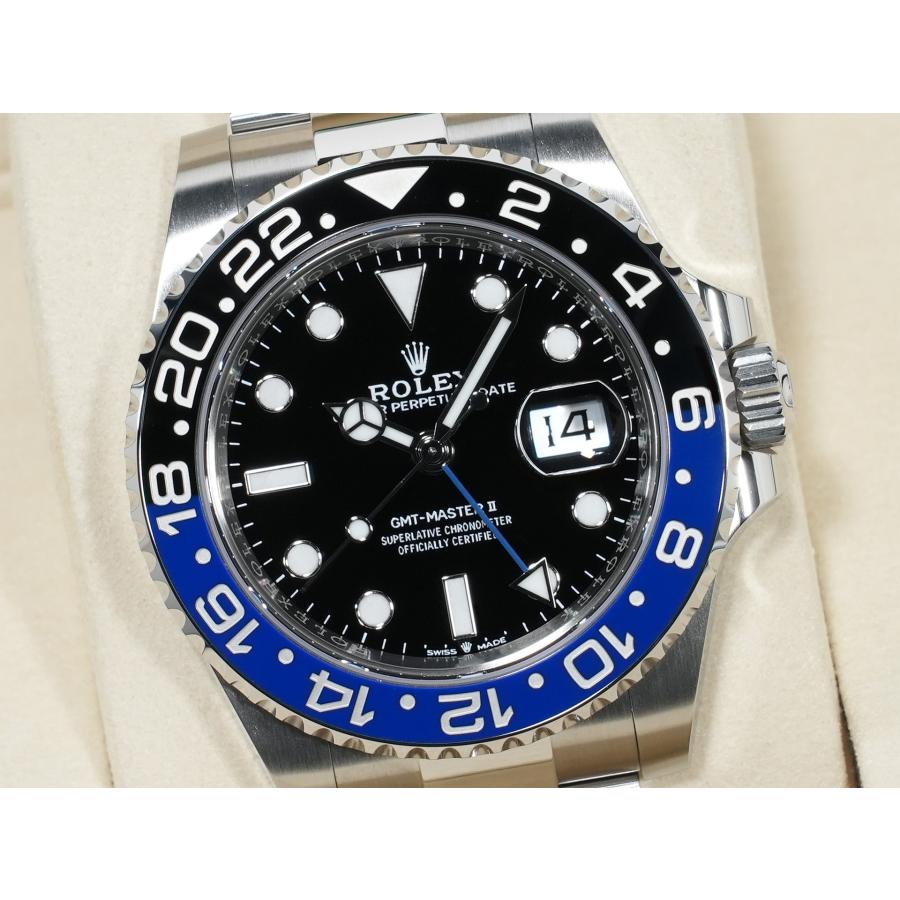 ロレックス GMTマスターII Ref.126710BLNR ステンレススチール ブラック文字盤 オイスターブレスレット | GMTマスター | 02