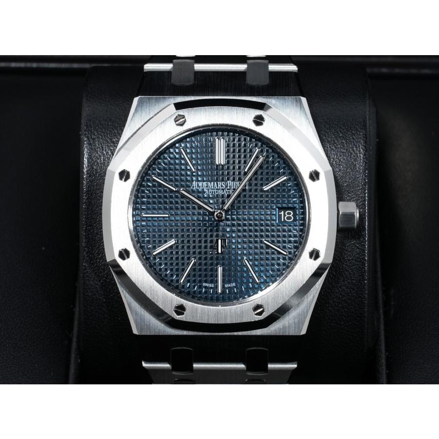 オーデマピゲ ロイヤルオーク ジャンボ エクストラ シン Ref.15202ST.OO.1240ST.01 ステンレススチール ブルー文字盤 | ロイヤルオーク | 01