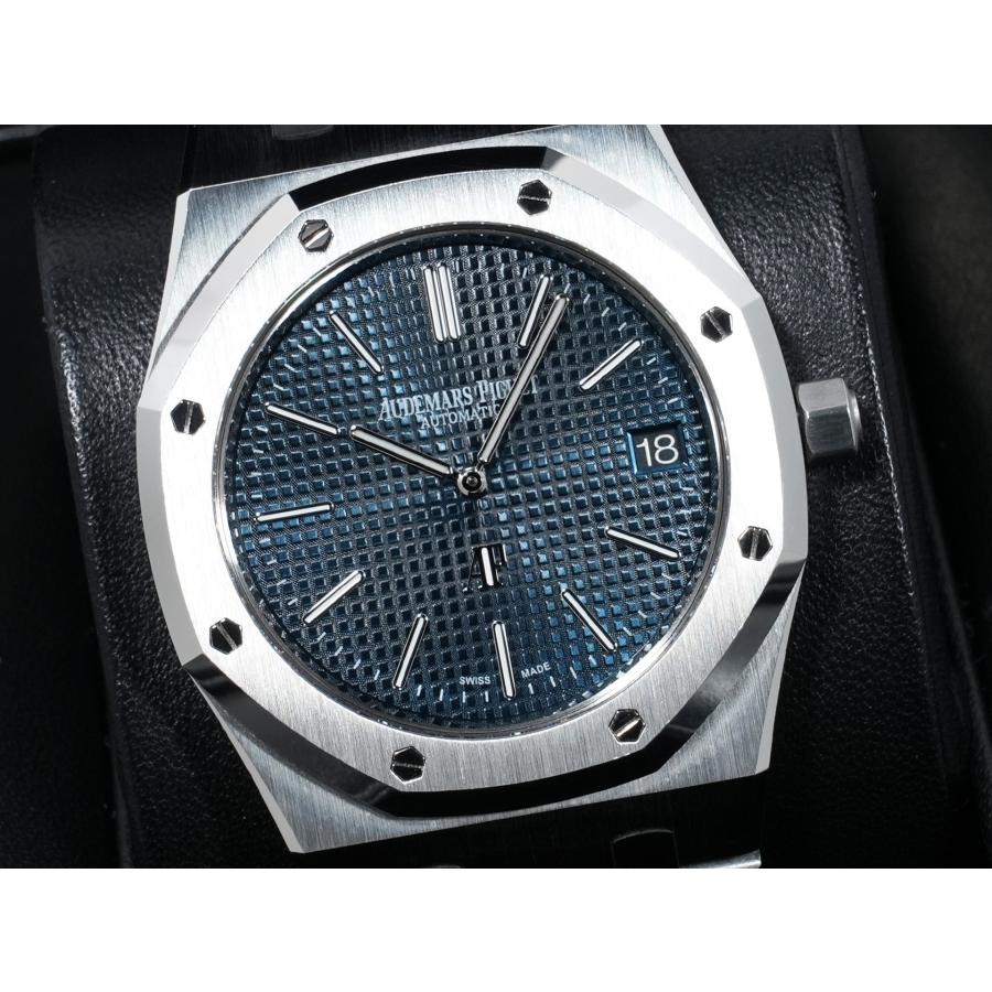 オーデマピゲ ロイヤルオーク ジャンボ エクストラ シン Ref.15202ST.OO.1240ST.01 ステンレススチール ブルー文字盤 | ロイヤルオーク | 02