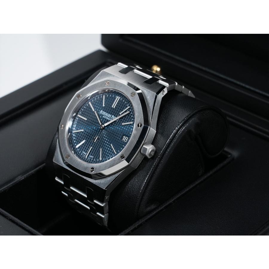 オーデマピゲ ロイヤルオーク ジャンボ エクストラ シン Ref.15202ST.OO.1240ST.01 ステンレススチール ブルー文字盤 | ロイヤルオーク | 03