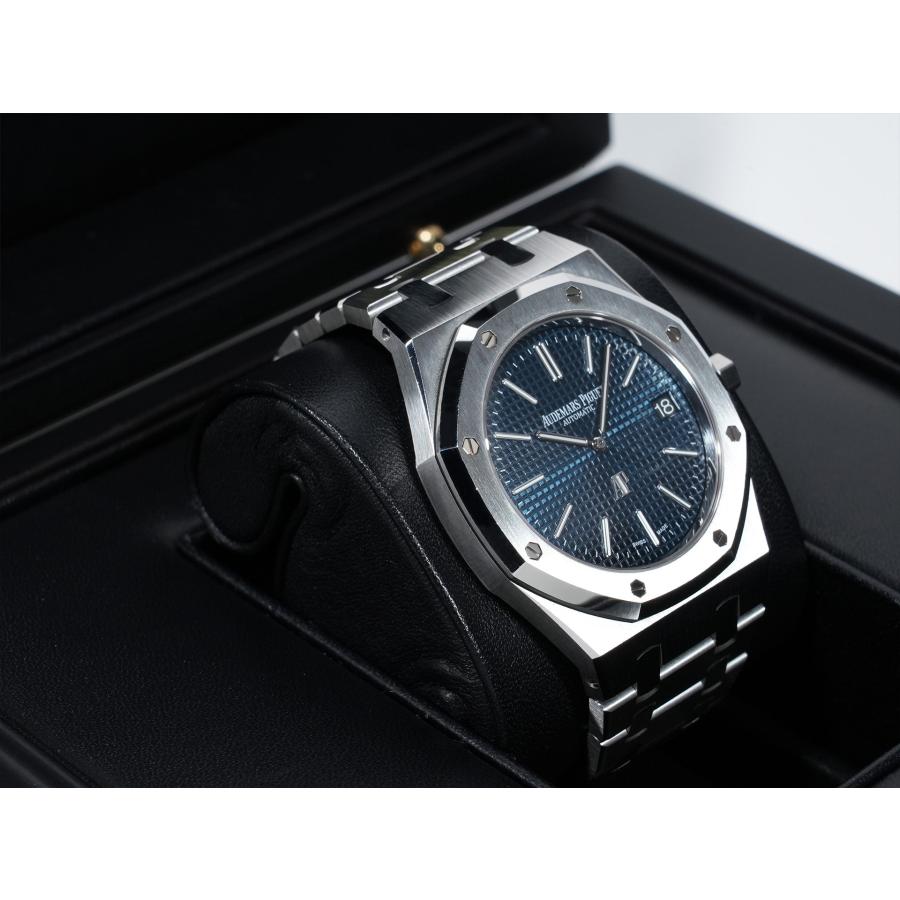 オーデマピゲ ロイヤルオーク ジャンボ エクストラ シン Ref.15202ST.OO.1240ST.01 ステンレススチール ブルー文字盤 | ロイヤルオーク | 04