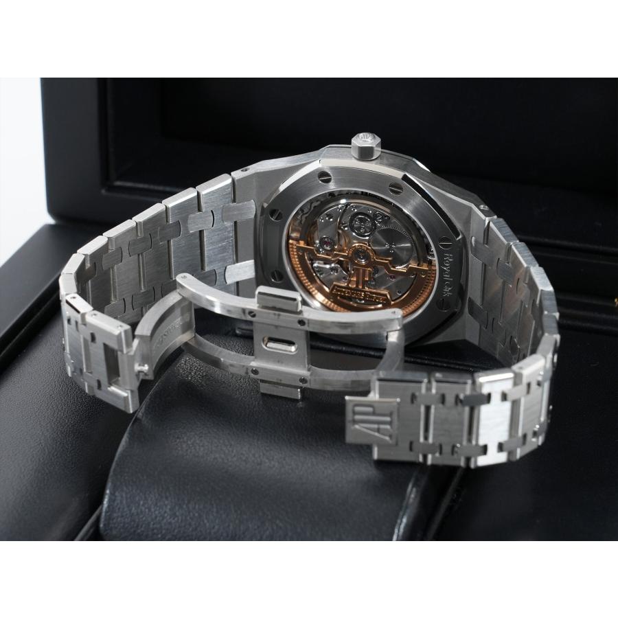 オーデマピゲ ロイヤルオーク ジャンボ エクストラ シン Ref.15202ST.OO.1240ST.01 ステンレススチール ブルー文字盤 | ロイヤルオーク | 07