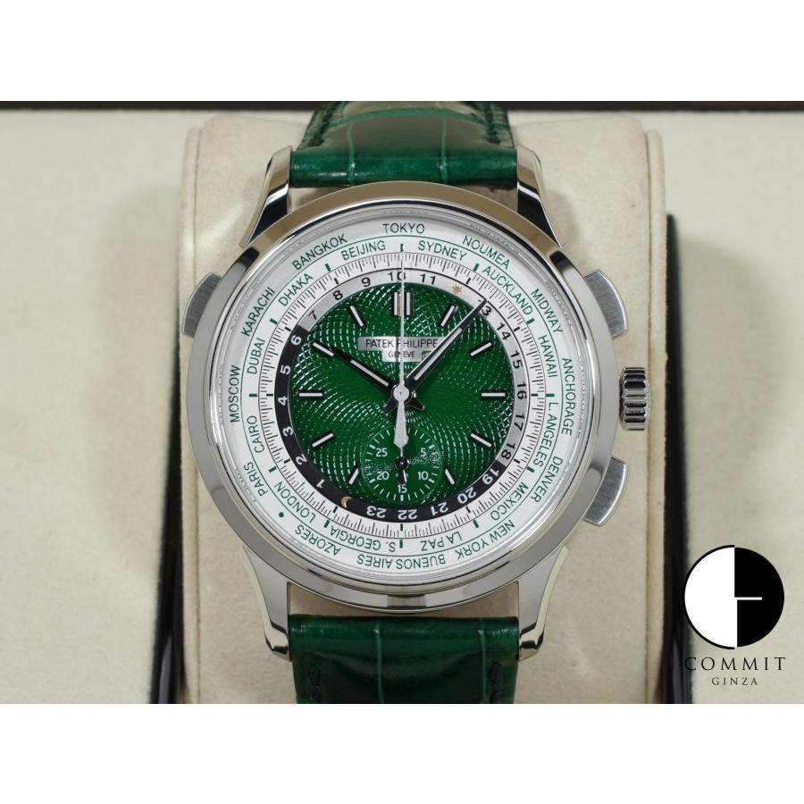 パテックフィリップ コンプリケーション ワールドタイム クロノグラフ Ref.5930P-001 プラチナ グリーン文字盤 | PATEK PHILIPPE