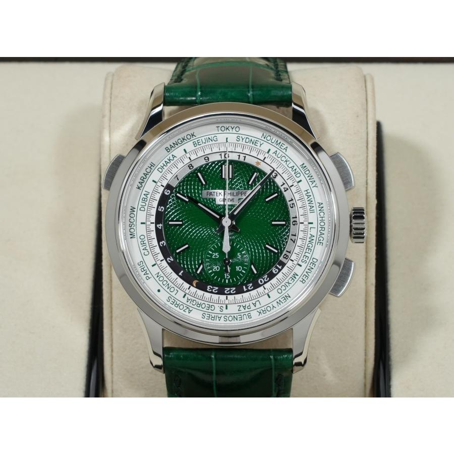 パテックフィリップ コンプリケーション ワールドタイム クロノグラフ Ref.5930P-001 プラチナ グリーン文字盤 | PATEK PHILIPPE | 01