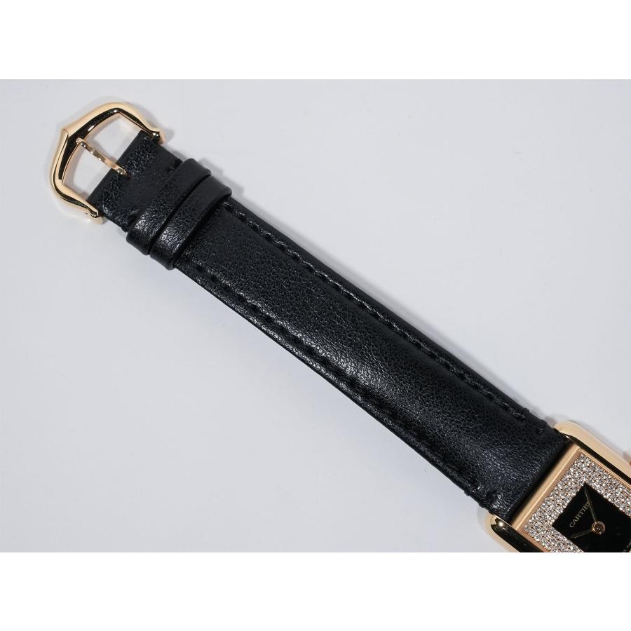 カルティエ タンク ルイ カルティエ SM Ref.WGTA0269 イエローゴールド ブラック×パヴェダイヤ文字盤 | Cartier | 05