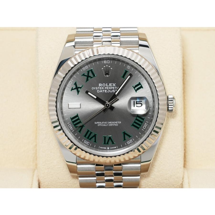 ロレックス デイトジャスト41 Ref.126334 SS/WG スレートローマン文字盤 ジュビリーブレスレット | デイトジャスト | 01