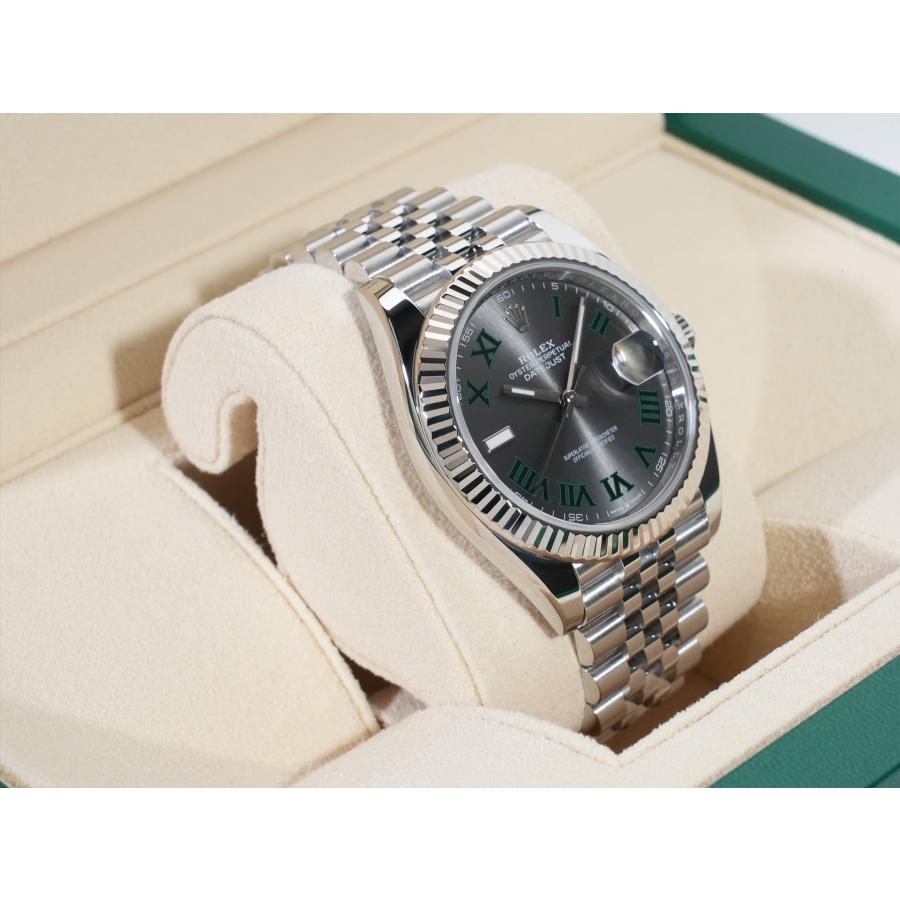 ロレックス デイトジャスト41 Ref.126334 SS/WG スレートローマン文字盤 ジュビリーブレスレット | デイトジャスト | 04