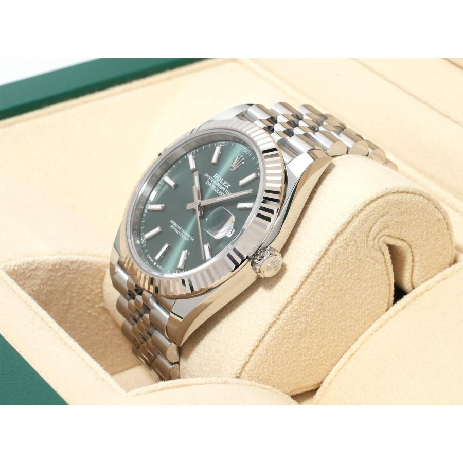 ロレックス デイトジャスト41 Ref.126334 ステンレススチール/ホワイトゴールド ミントグリーン文字盤 ジュビリーブレスレット | デイトジャスト | 03