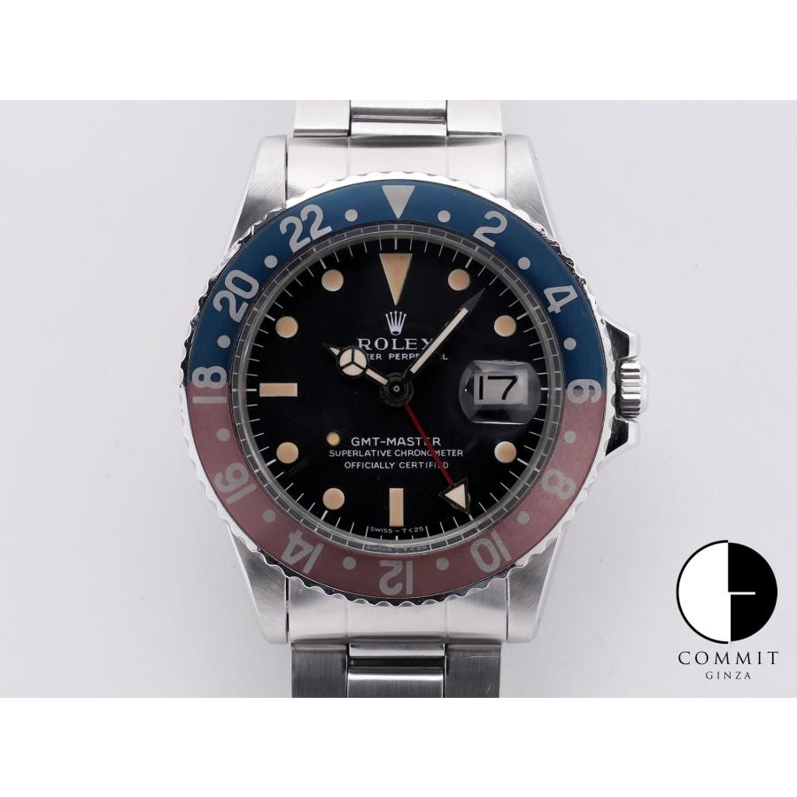 ロレックス GMTマスター Ref.1675 ステンレススチール ブラック文字盤 | GMTマスター