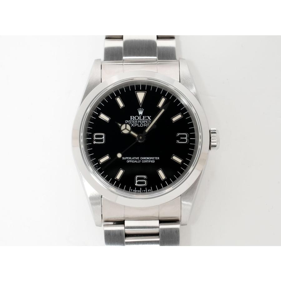 ロレックス エクスプローラーI Ref.14270 ステンレススチール ブラック文字盤 オイスターブレスレット | エクスプローラー（ROLEX） | 01
