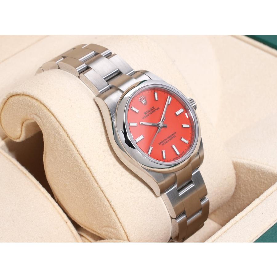 ロレックス オイスターパーペチュアル31 Ref.277200 SS コーラルレッド文字盤 | オイスター パーペチュアル | 04