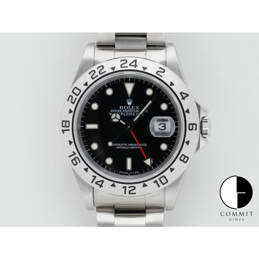 ロレックス エクスプローラーII Ref.16570 ステンレススチール ブラック文字盤 オイスターブレスレット | エクスプローラーII