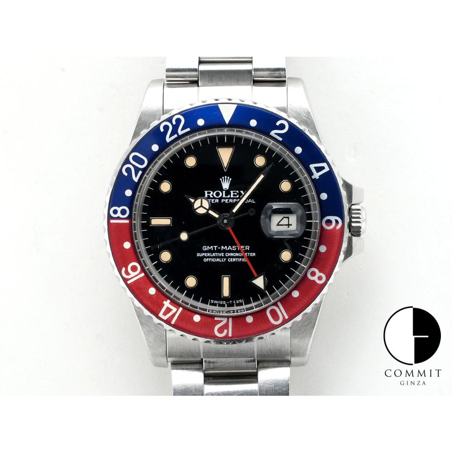 ロレックス GMTマスター Ref.16750 ステンレススチール ブラック文字盤 オイスターブレスレット | GMTマスター