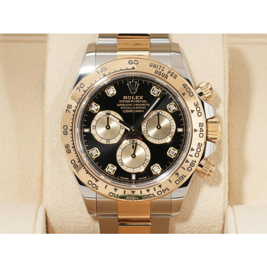 ロレックス デイトナ Ref.126503G SS/YG ブラックxゴールデンx8Pダイヤ文字盤 | コスモグラフ デイトナ | 01