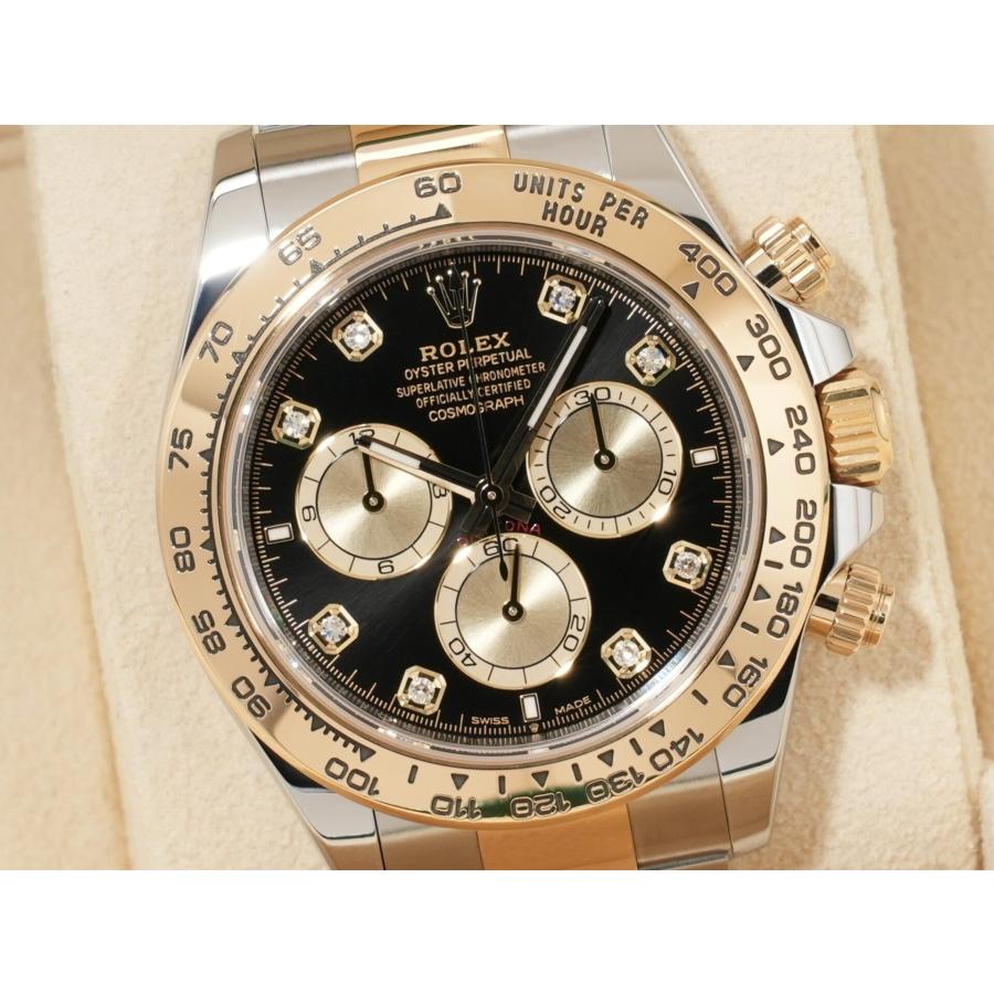 ロレックス デイトナ Ref.126503G SS/YG ブラックxゴールデンx8Pダイヤ文字盤 | コスモグラフ デイトナ | 02