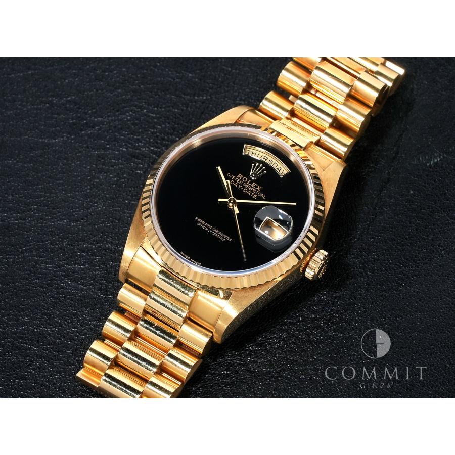 ロレックス デイデイト36 Ref.18038 イエローゴールド オニキス文字盤 | デイデイト | 10