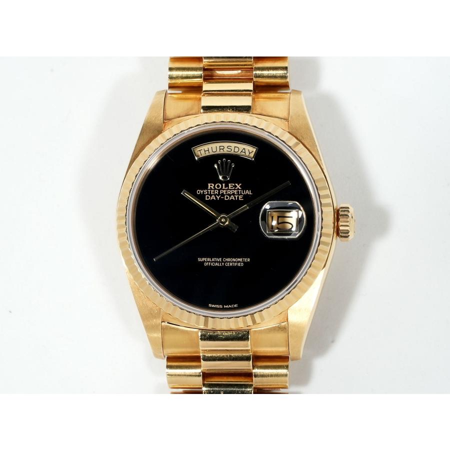 ロレックス デイデイト36 Ref.18038 イエローゴールド オニキス文字盤 | デイデイト | 01